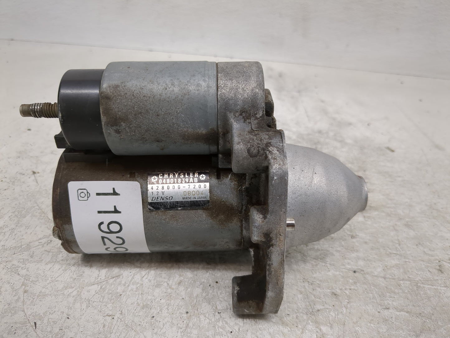 2014-2021 Ram Promaster 1500 Car Starter Motor Solenoid OEM P/N:428000-7200 Fits OEM Used Auto Parts - Oemusedautoparts1.com