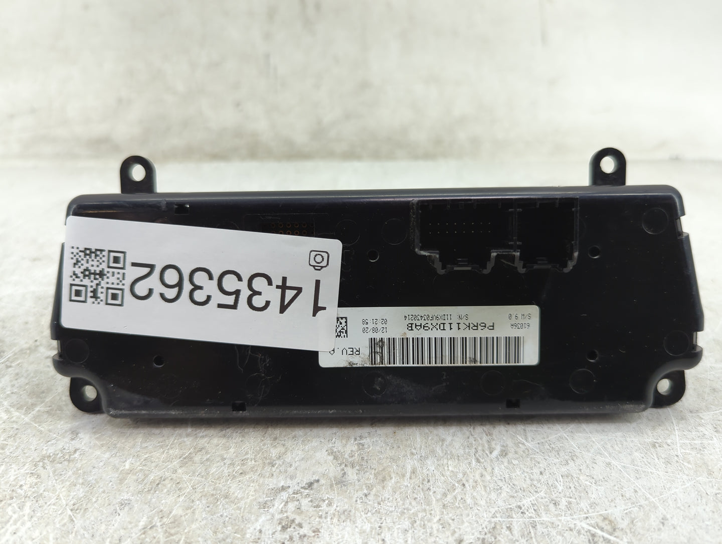 2019-2021 Ram Promaster 3500 Climate Control Module Temperature AC/Heater Replacement P/N:P6RK11DX9AB Fits Fits 2019 2020 20