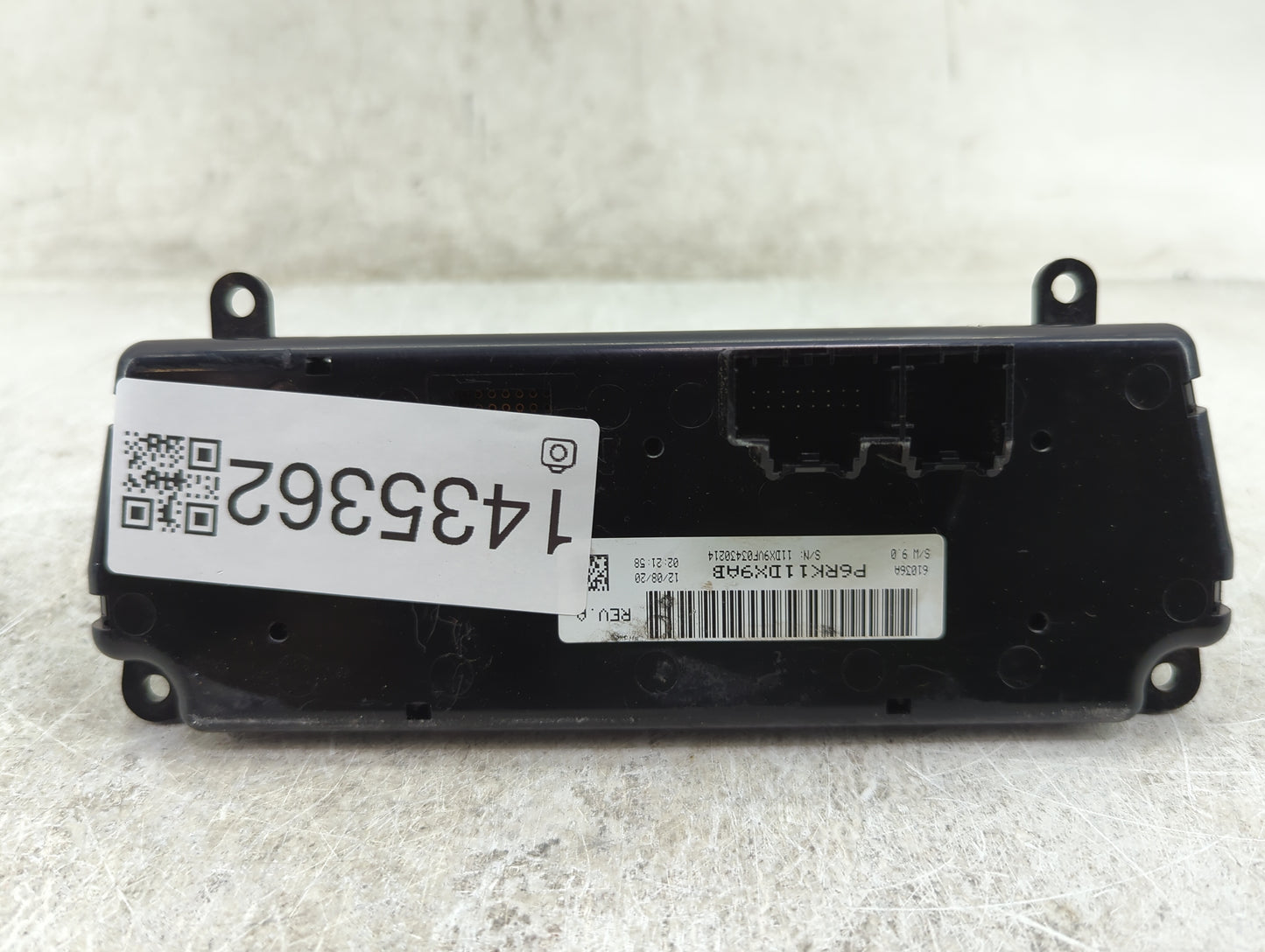 2019-2021 Ram Promaster 3500 Climate Control Module Temperature AC/Heater Replacement P/N:P6RK11DX9AB Fits Fits 2019 2020 20
