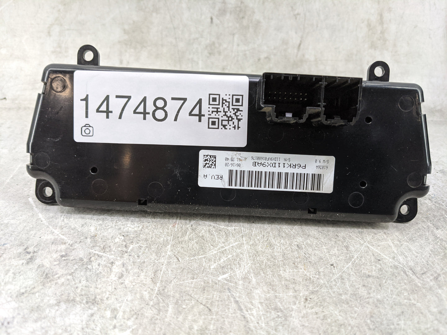 2019-2021 Ram Promaster 3500 Climate Control Module Temperature AC/Heater Replacement P/N:P6RK11DX9AB 61036A Fits OEM Used A