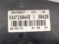 2021 Ram Promaster 3500 Instrument Cluster Speedometer Gauges P/N:68472804AB 503010320317 Miles: Fits OEM Used Auto Parts - 