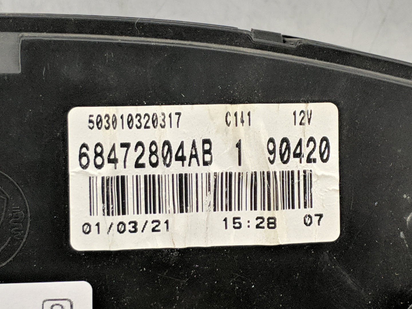 2021 Ram Promaster 3500 Instrument Cluster Speedometer Gauges P/N:68472804AB Miles: Fits OEM Used Auto Parts - Oemusedautopa