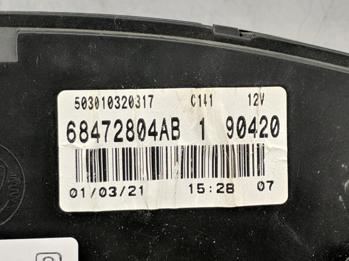 2021 Ram Promaster 3500 Instrument Cluster Speedometer Gauges P/N:68472804AB Miles: Fits OEM Used Auto Parts - Oemusedautopa
