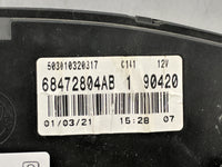 2021 Ram Promaster 3500 Instrument Cluster Speedometer Gauges P/N:68472804AB Miles: Fits OEM Used Auto Parts - Oemusedautopa