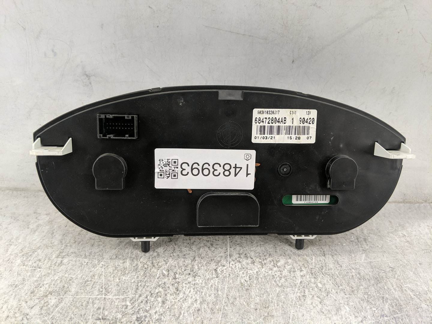 2021 Ram Promaster 3500 Instrument Cluster Speedometer Gauges P/N:68472804AB Miles: Fits OEM Used Auto Parts - Oemusedautopa