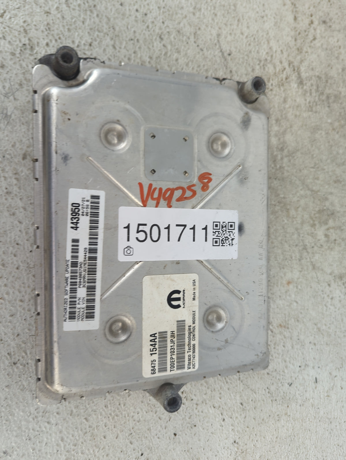 2021 Ram Promaster 3500 PCM Engine Control Computer ECU ECM PCU OEM P/N:P68498573AD 68475 154AA, T00EP1031JPJIH, A2C74370800