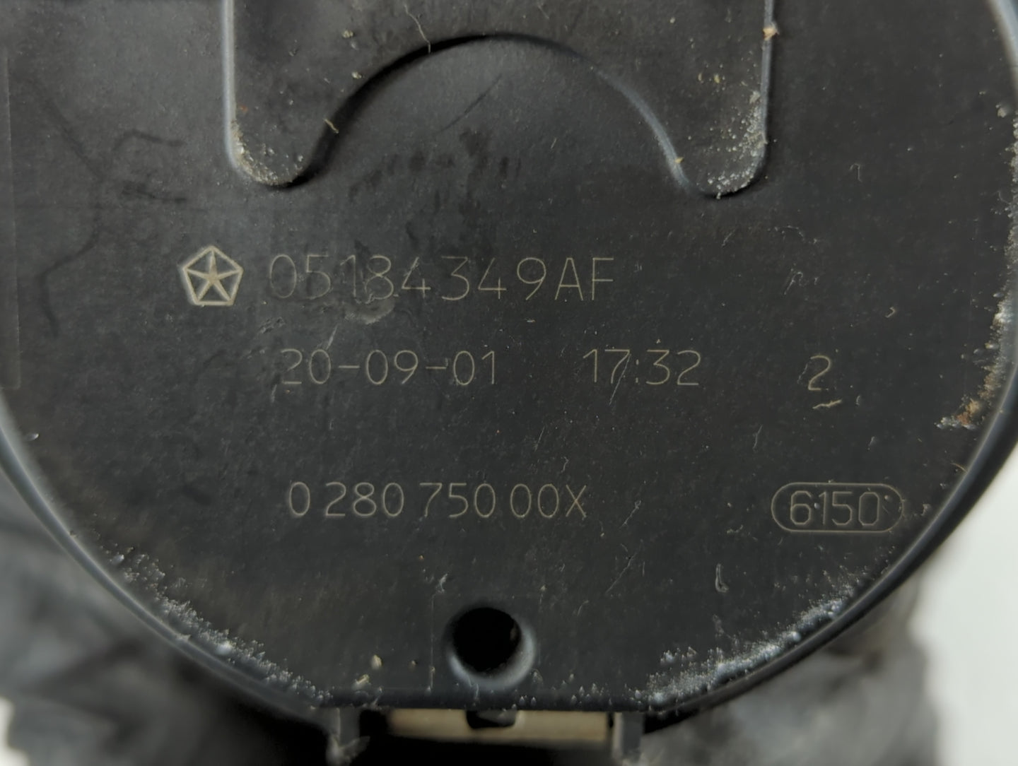 2014-2022 Ram Promaster 3500 Throttle Body P/N:0 280 750 00X 05184349AF Fits OEM Used Auto Parts - Oemusedautoparts1.com