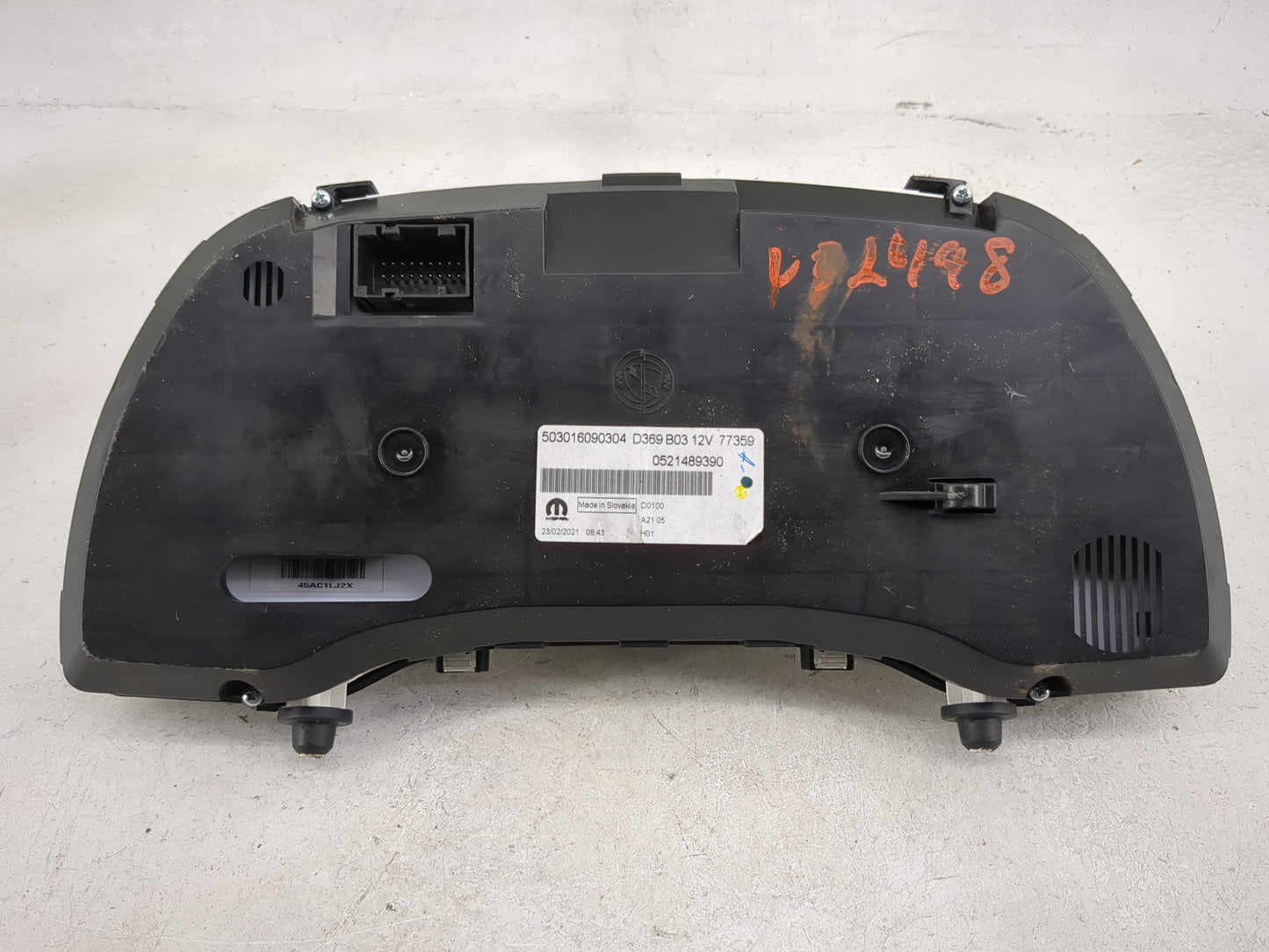 2021-2022 Ram Promaster City Instrument Cluster Speedometer Gauges P/N:503016090304 D369B0312V, 77359 Miles: Fits Fits 2021 