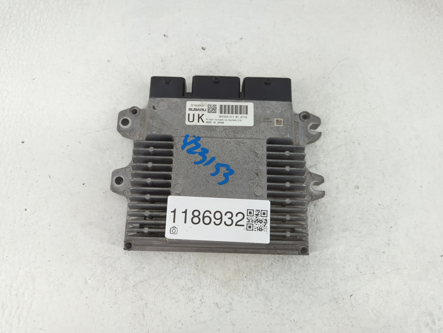 2021 Subaru Ascent PCM Engine Control Computer ECU ECM PCU OEM P/N:22765AP820 Fits OEM Used Auto Parts - Oemusedautoparts1.c