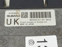 2021 Subaru Ascent PCM Engine Control Computer ECU ECM PCU OEM P/N:22765AP820 Fits OEM Used Auto Parts - Oemusedautoparts1.c