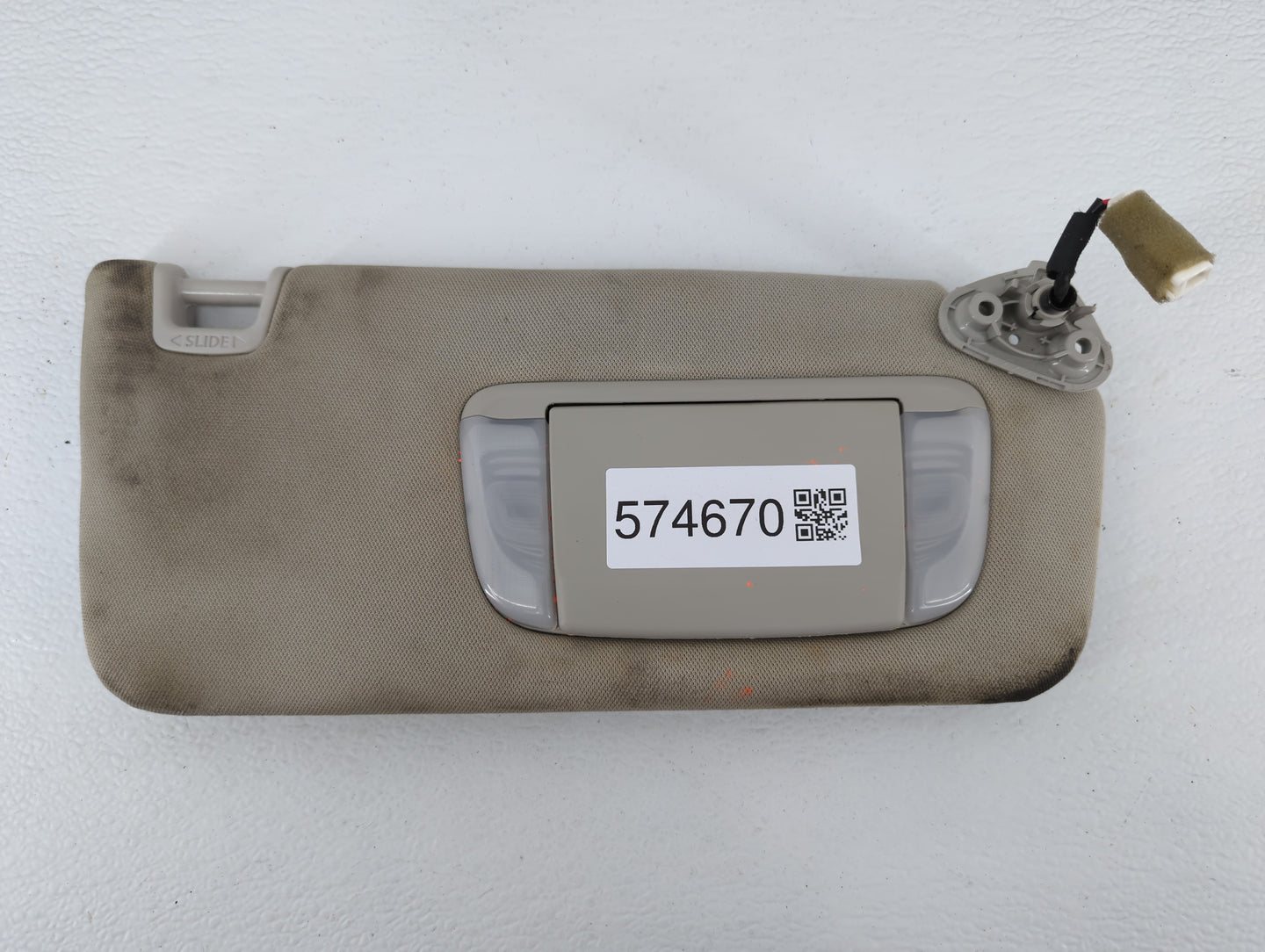 2021 Subaru Ascent Sun Visor Shade Replacement Driver Left Mirror Fits OEM Used Auto Parts - Oemusedautoparts1.com