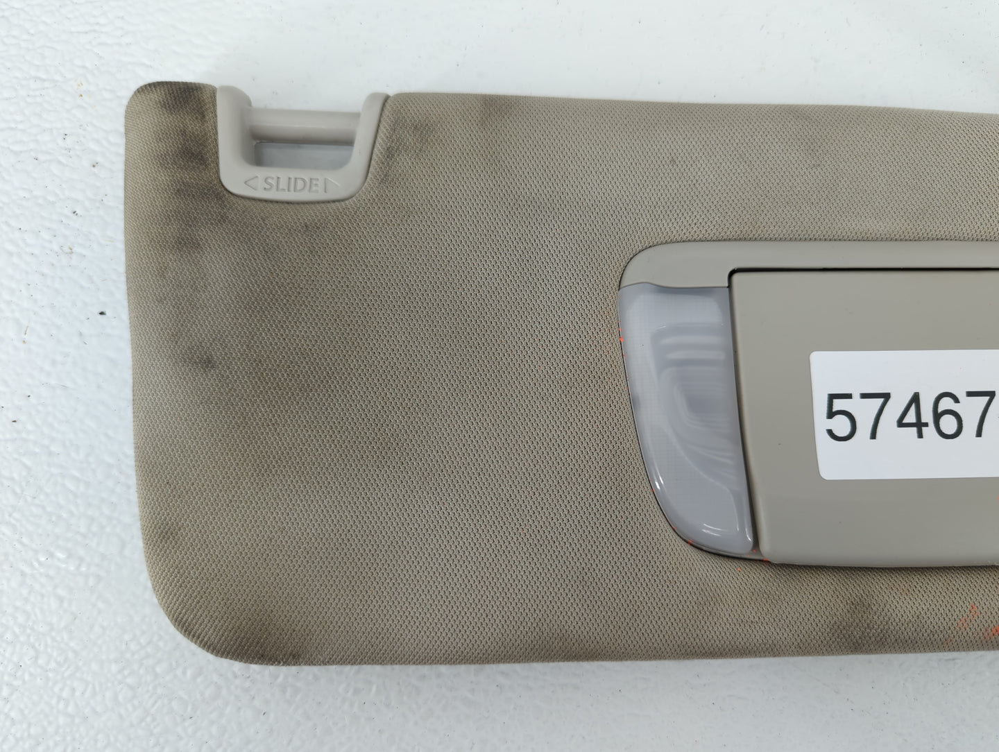 2021 Subaru Ascent Sun Visor Shade Replacement Driver Left Mirror Fits OEM Used Auto Parts - Oemusedautoparts1.com