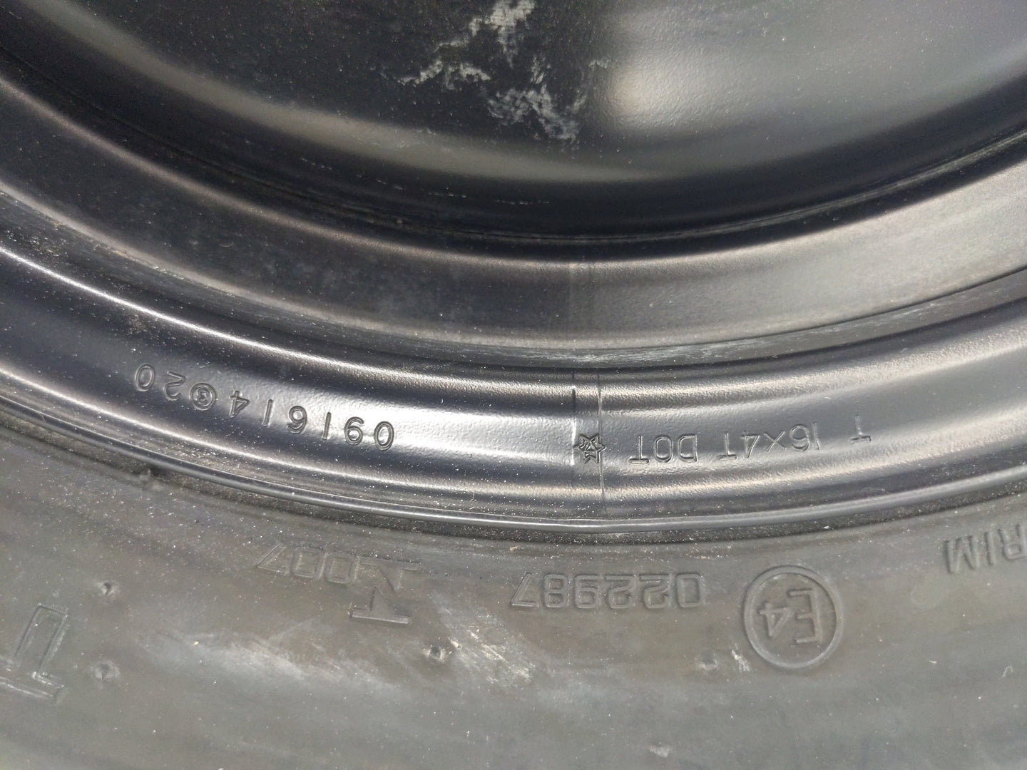 Subaru Brz Spare Donut Tire Wheel Rim Oem 1420793 - Oemusedautoparts1.com