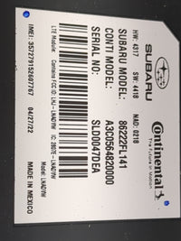 2021 Subaru Crosstrek Telematics Control Module - Oemusedautoparts1.com