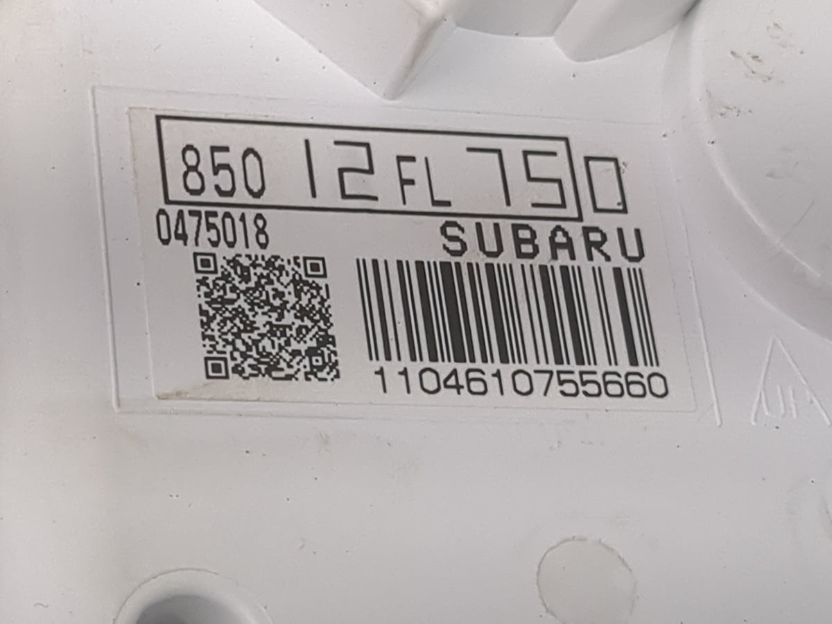 2021 Subaru Crosstrek Instrument Cluster Speedometer Gauges P/N:85012FL750 0475018 Miles: Fits OEM Used Auto Parts - Oemused