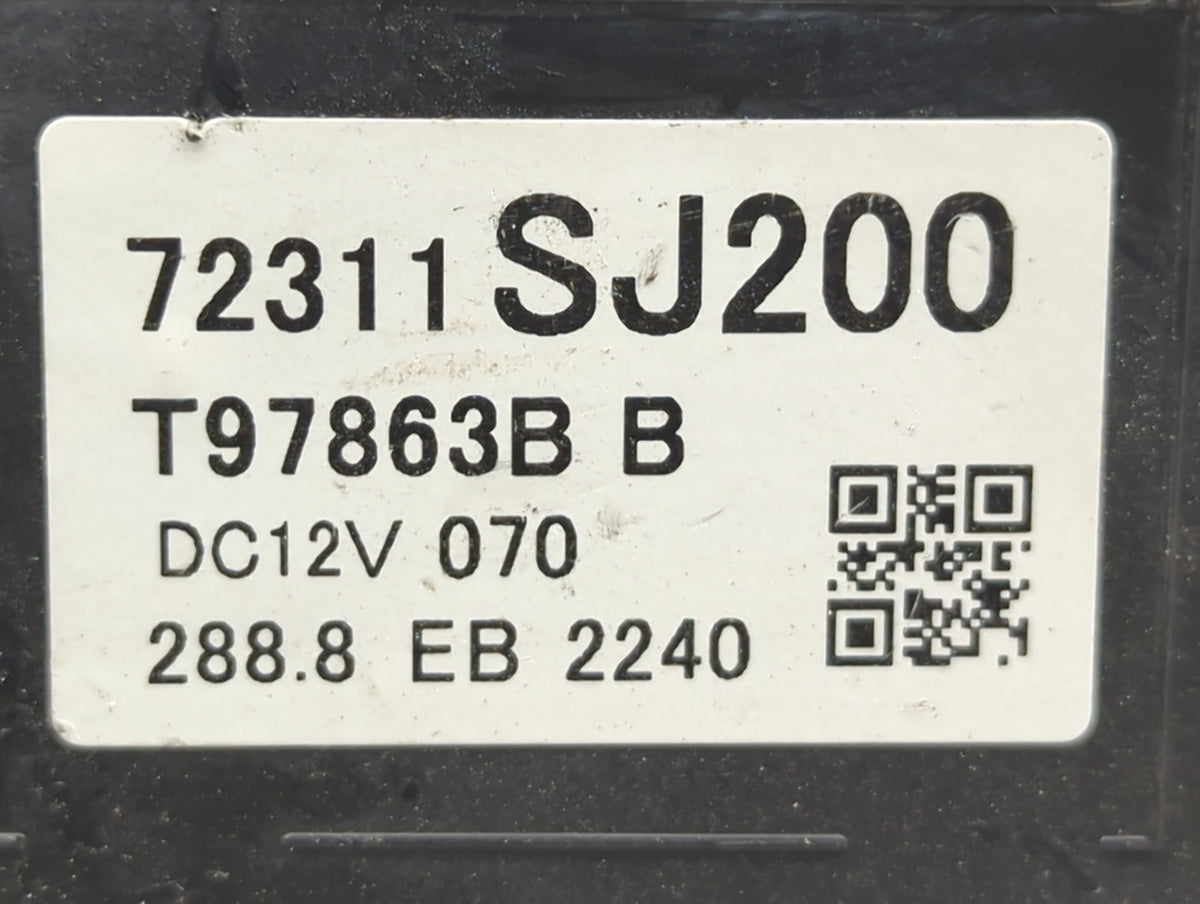 2019 Subaru Forester Climate Control Module Temperature AC/Heater Replacement P/N:72311SJ200 Fits OEM Used Auto Parts - Oemu