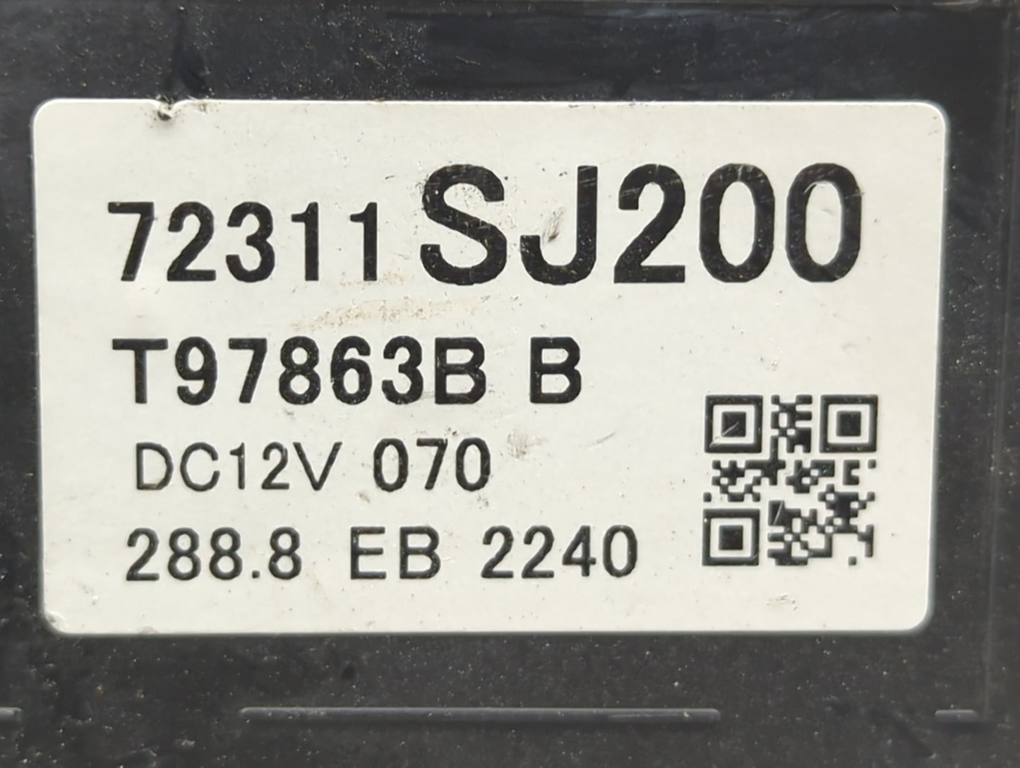 2021 Subaru Forester Climate Control Module Temperature AC/Heater Replacement P/N:72311SJ200 Fits OEM Used Auto Parts - Oemu