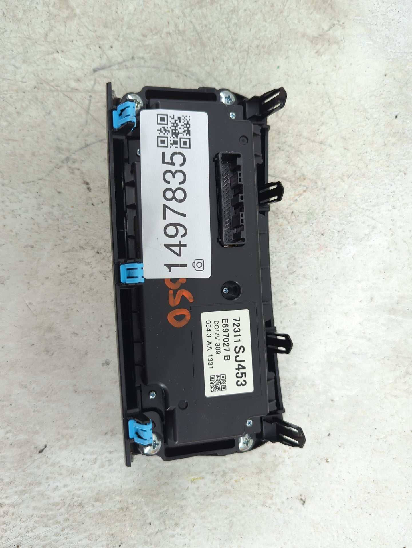2020-2021 Subaru Forester Climate Control Module Temperature AC/Heater Replacement P/N:72311SJ453 E697027 B Fits Fits 2020 2