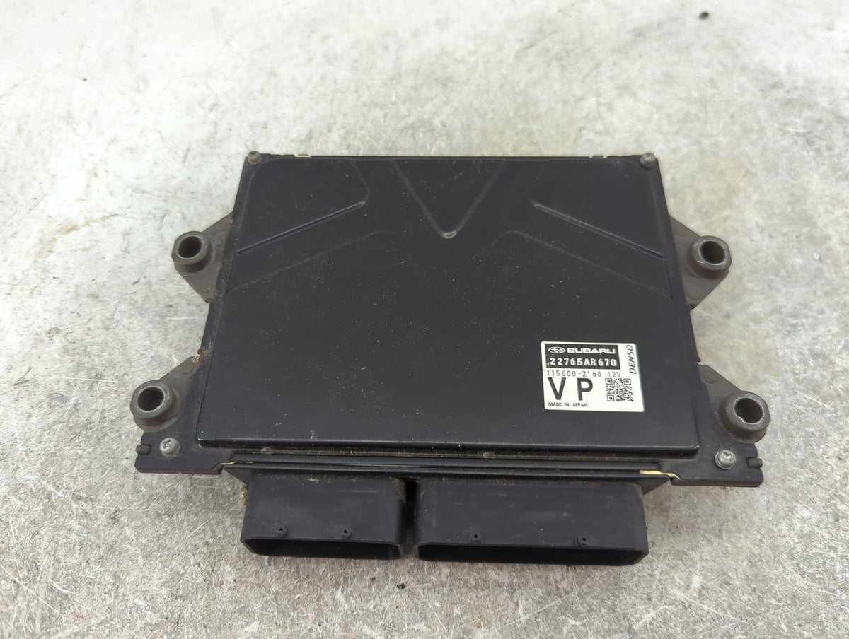 2021 Subaru Forester PCM Engine Control Computer ECU ECM PCU OEM P/N:22765AR670 115600-2160 Fits OEM Used Auto Parts - Oemus