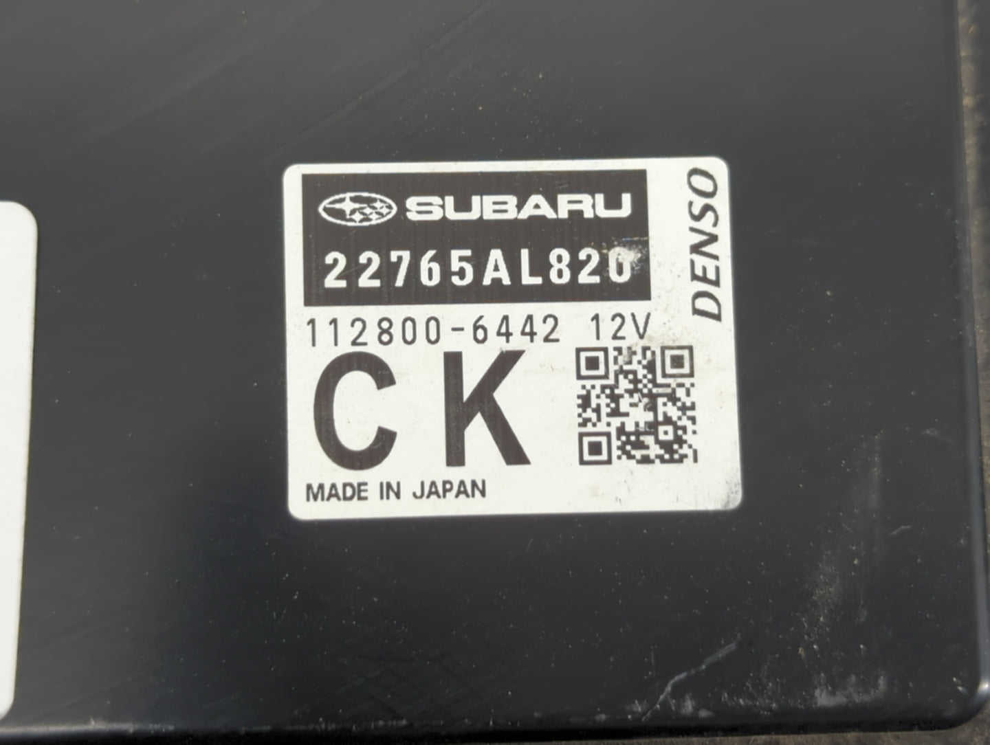 2021 Subaru Forester PCM Engine Control Computer ECU ECM PCU OEM P/N:22765AL820 22765AR671 Fits OEM Used Auto Parts - Oemuse