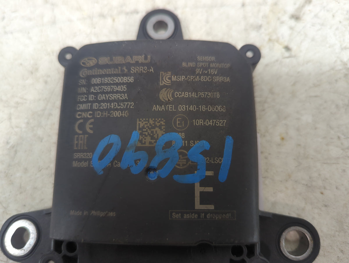 2021 Subaru Impreza Backup Camera Or Backup Sensor - Oemusedautoparts1.com