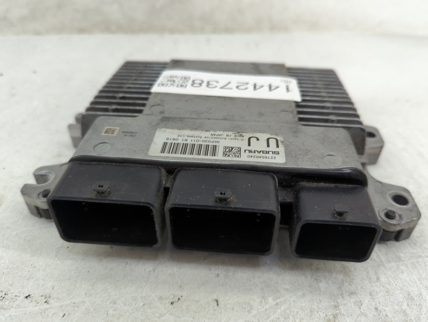 2021 Subaru Legacy PCM Engine Control Computer ECU ECM PCU OEM P/N:22765AR240 DEF030-011 Fits OEM Used Auto Parts - Oemuseda