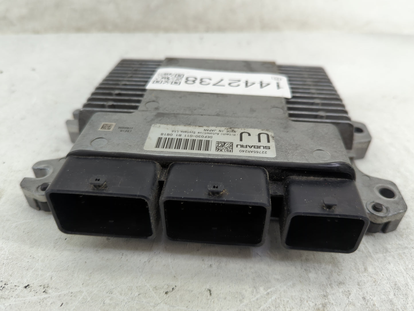 2021 Subaru Legacy PCM Engine Control Computer ECU ECM PCU OEM P/N:22765AR240 DEF030-011 Fits OEM Used Auto Parts - Oemuseda