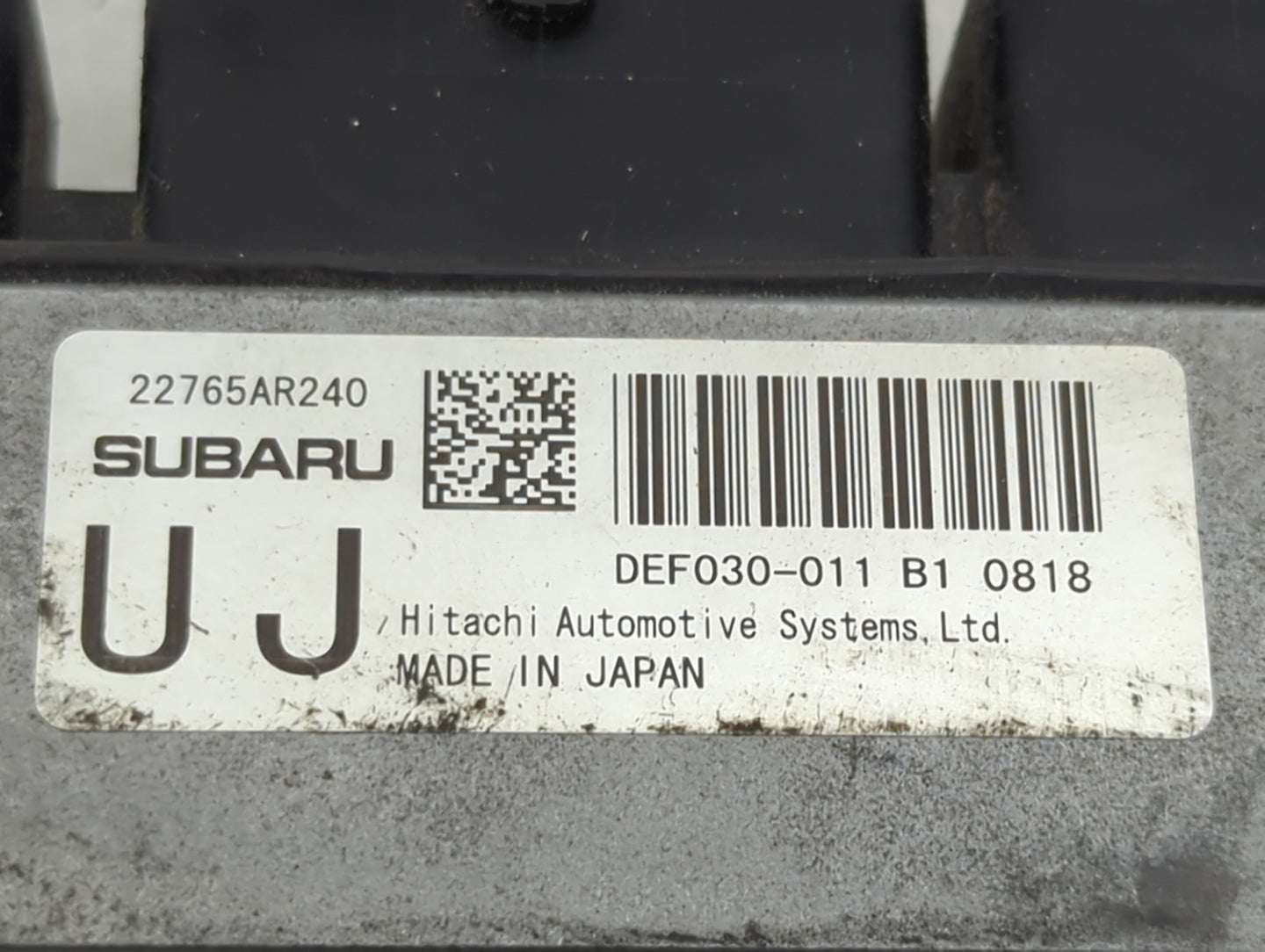2021 Subaru Legacy PCM Engine Control Computer ECU ECM PCU OEM P/N:22765AR240 DEF030-011 Fits OEM Used Auto Parts - Oemuseda