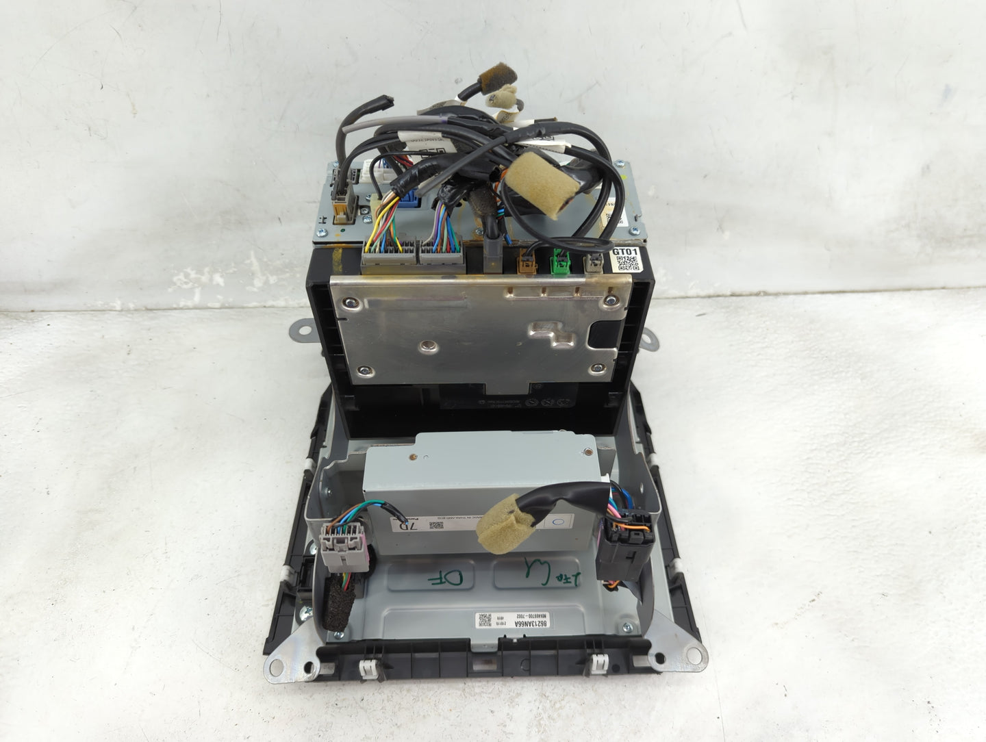 2021-2022 Subaru Legacy Radio AM FM Cd Player Receiver Replacement P/N:82131AN00A EUV9SR057DD Fits Fits 2021 2022 OEM Used A