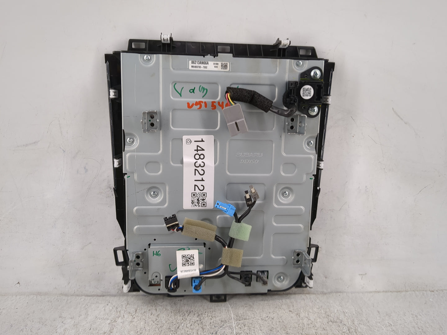 2021 Subaru Legacy Radio AM FM Cd Player Receiver Replacement P/N:86213AN66A MX469700-7002 Fits OEM Used Auto Parts - Oemuse