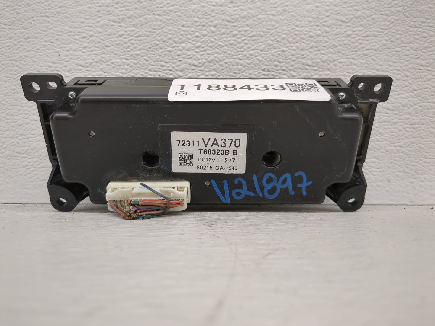 2021 Subaru Wrx Climate Control Module Temperature AC/Heater Replacement P/N:72311VA370 Fits OEM Used Auto Parts - Oemusedau