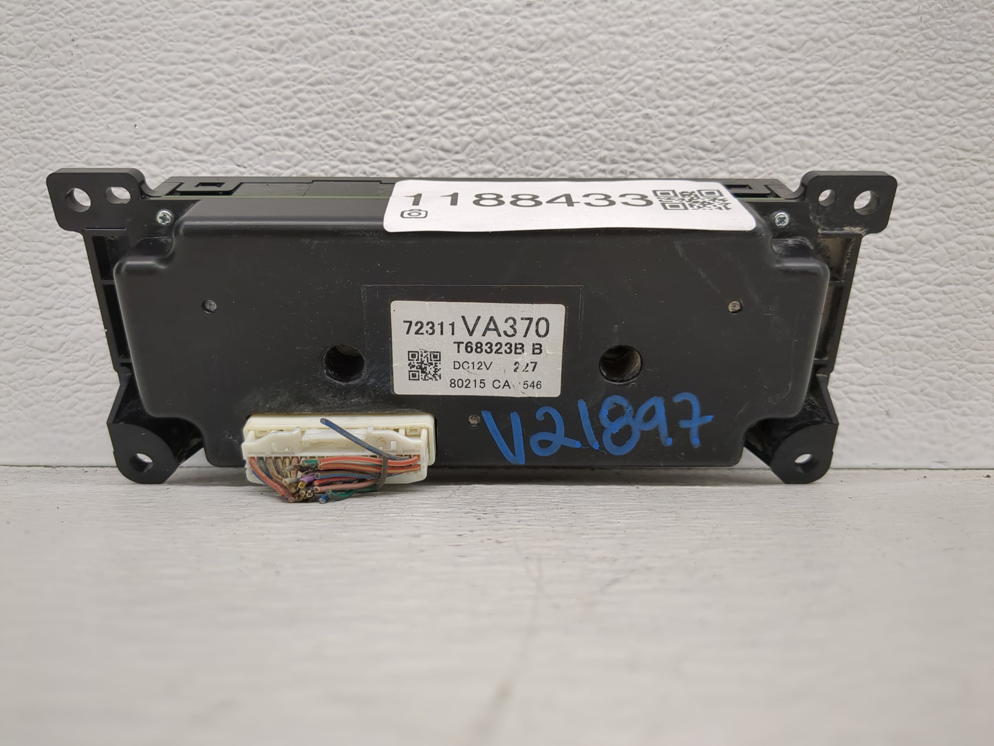 2021 Subaru Wrx Climate Control Module Temperature AC/Heater Replacement P/N:72311VA370 Fits OEM Used Auto Parts - Oemusedau