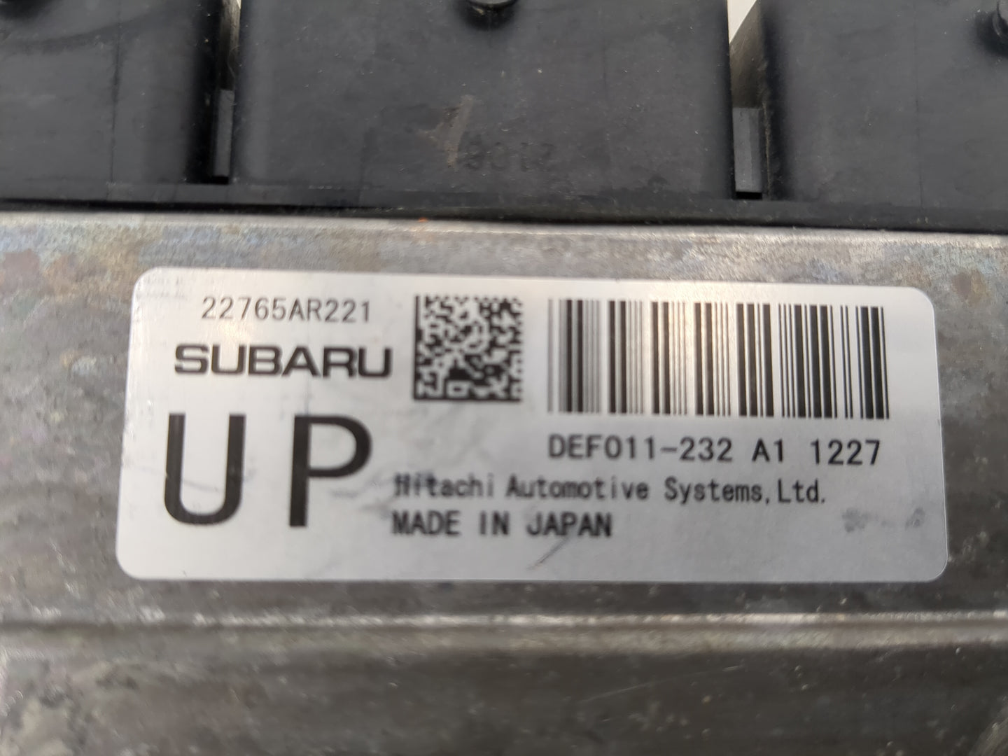 2021 Subaru Wrx PCM Engine Control Computer ECU ECM PCU OEM P/N:22765AR221 DEF011-232 A1 Fits OEM Used Auto Parts - Oemuseda