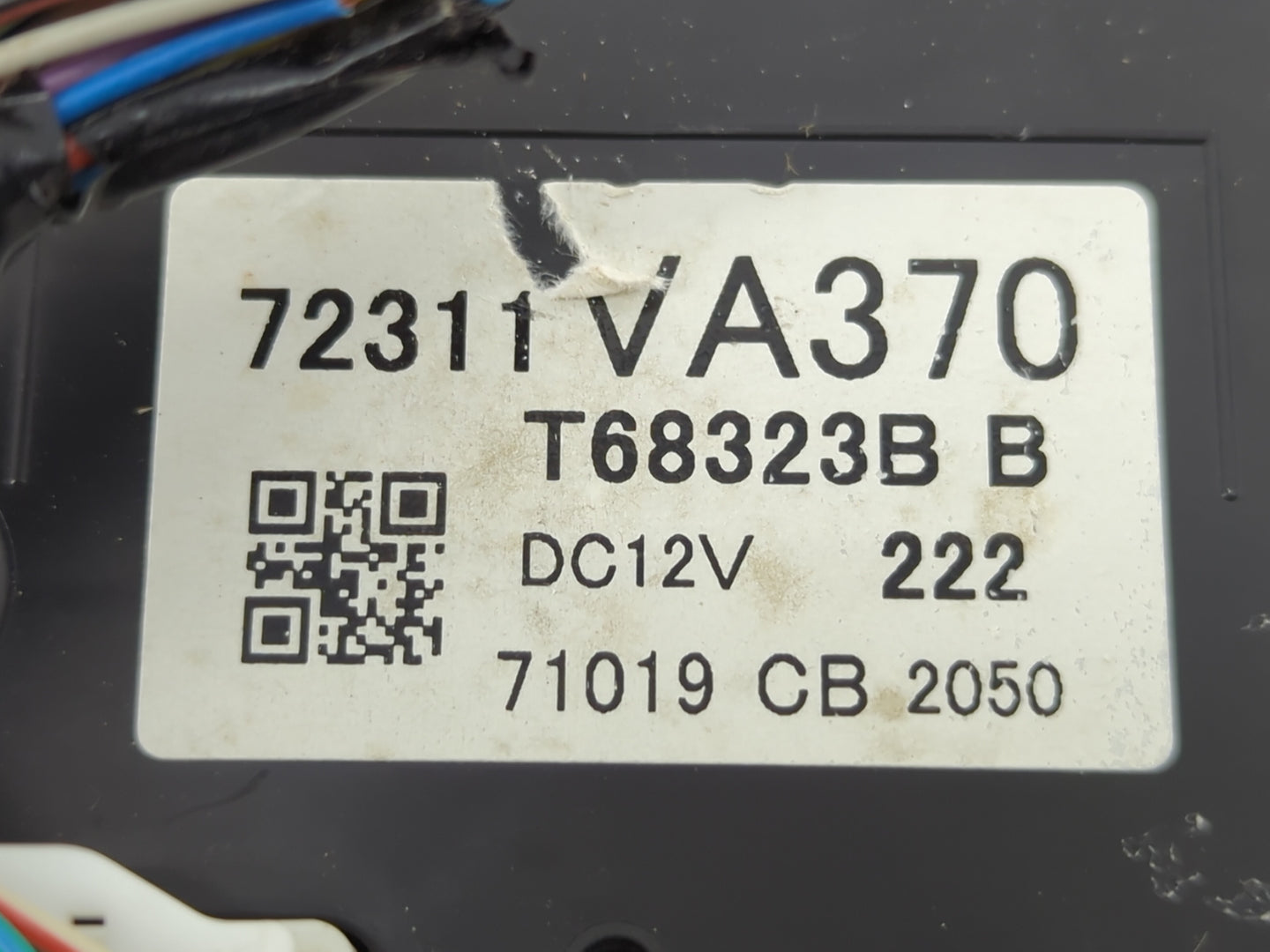 2018-2021 Subaru Wrx Climate Control Module Temperature AC/Heater Replacement P/N:72311VA370 Fits Fits 2018 2019 2020 2021 O