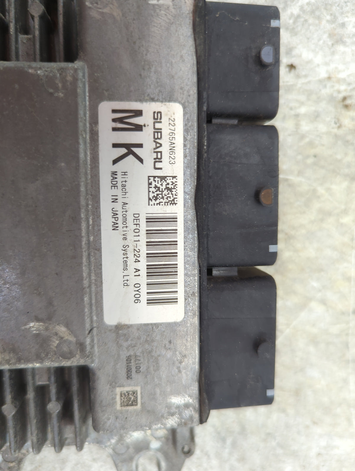 2021 Subaru Wrx PCM Engine Control Computer ECU ECM PCU OEM P/N:22765AN623 DEF011-224 A1 0Y06 Fits OEM Used Auto Parts - Oem