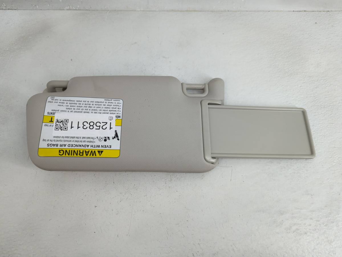 2021 Subaru Xv Sun Visor Shade Replacement Passenger Right Mirror Fits Fits 2022 OEM Used Auto Parts - Oemusedautoparts1.com