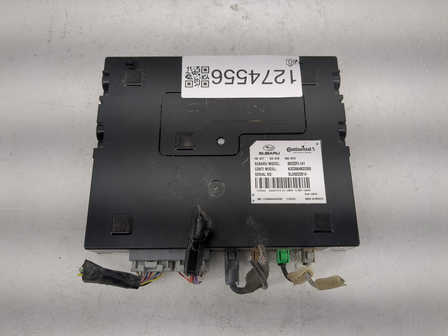 2021 Subaru Xv Radio AM FM Cd Player Receiver Replacement P/N:86222FL141 Fits Fits 2022 OEM Used Auto Parts - Oemusedautopar