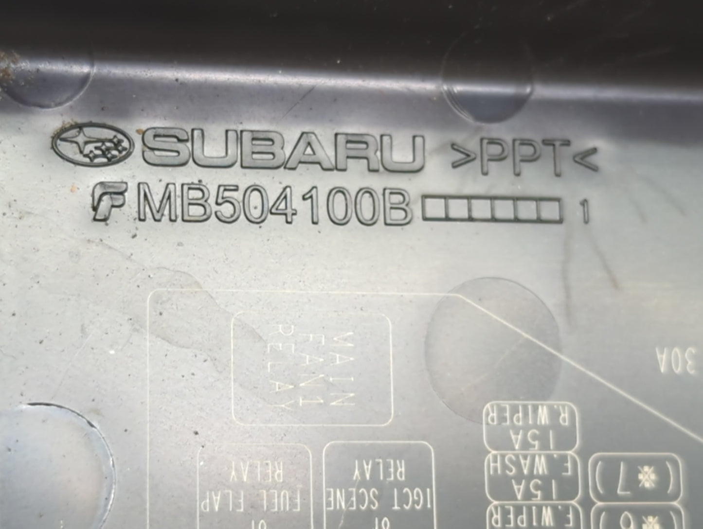 2021 Subaru Xv Fusebox Fuse Box Panel Relay Module P/N:MB504100B Fits OEM Used Auto Parts - Oemusedautoparts1.com