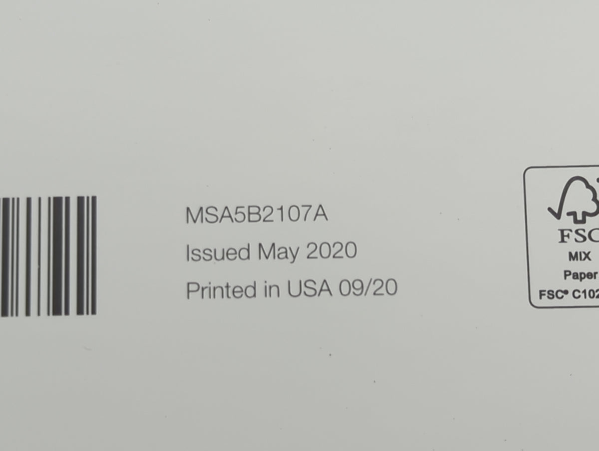 2021 Subaru Xv Owners Manual Book Guide P/N:MSA5B2107A OEM Used Auto Parts - Oemusedautoparts1.com
