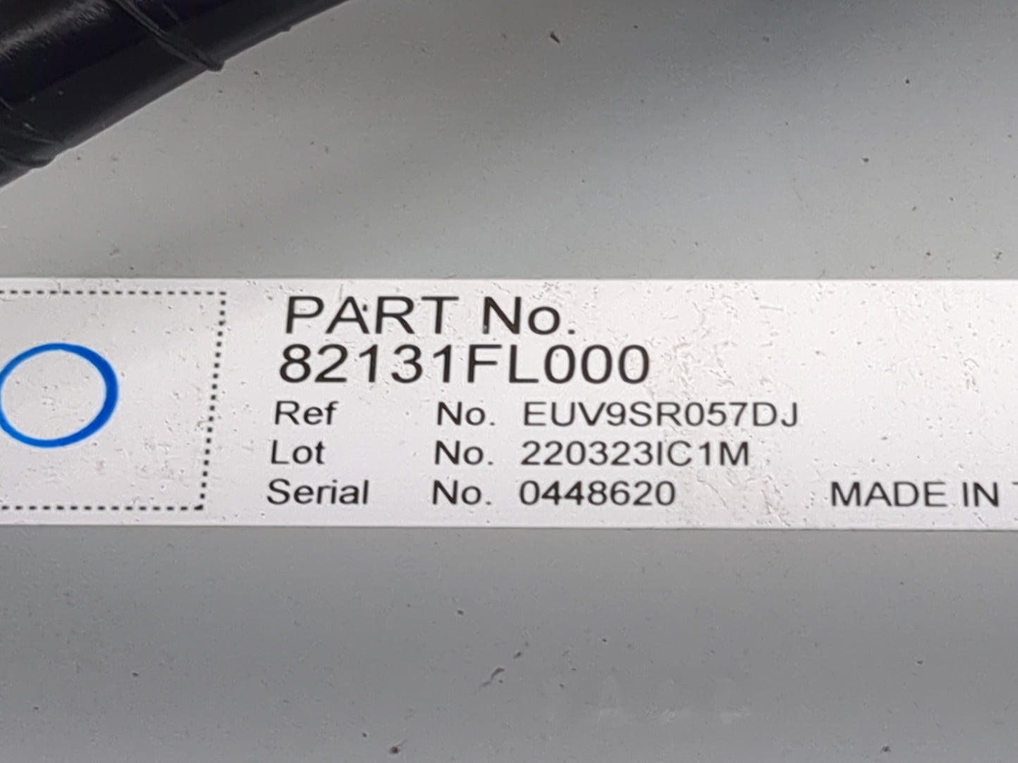 2021 Subaru Xv Radio AM FM Cd Player Receiver Replacement P/N:82131FL000 EUV9SR057DJ Fits Fits 2022 OEM Used Auto Parts - Oe