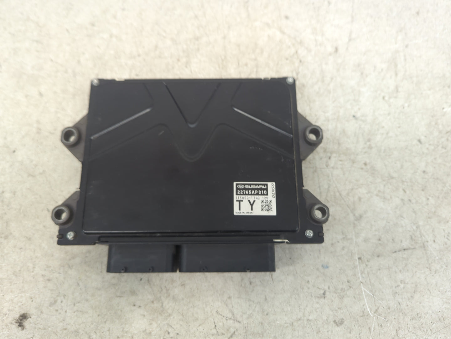 2021 Subaru Xv PCM Engine Control Computer ECU ECM PCU OEM P/N:22765AP810 115600-1740 Fits OEM Used Auto Parts - Oemusedauto