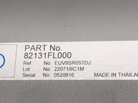 2021 Subaru Xv Radio AM FM Cd Player Receiver Replacement P/N:82131FL000 86273FL000 Fits Fits 2022 OEM Used Auto Parts - Oem
