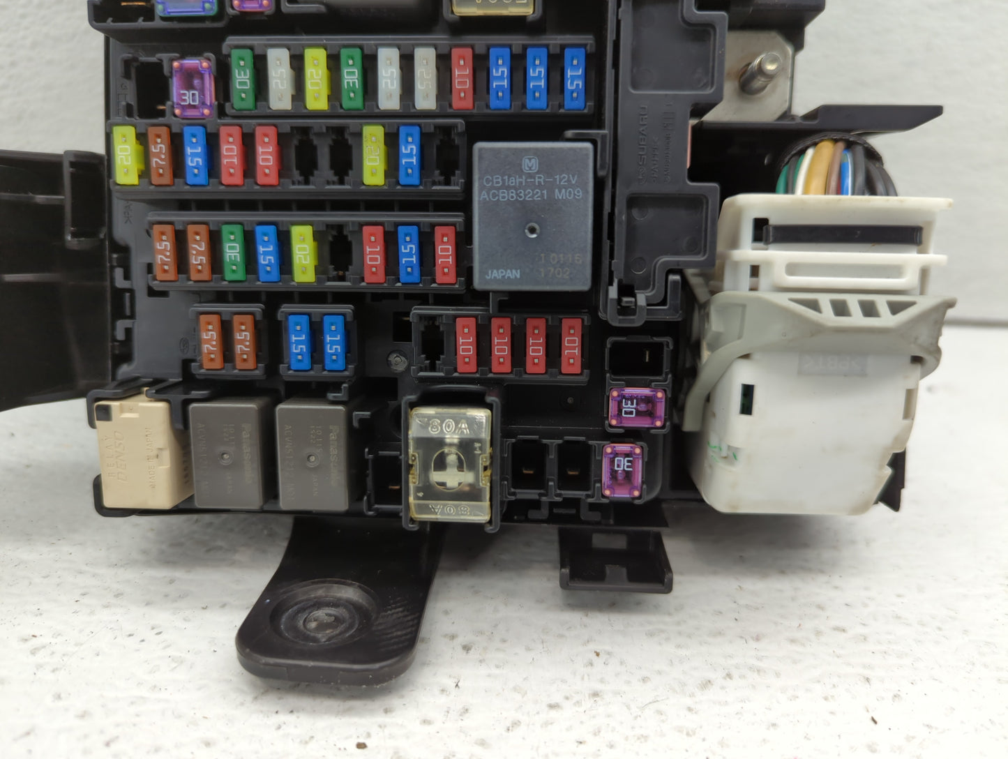 2021 Subaru Xv Fusebox Fuse Box Panel Relay Module P/N:MB703400B Fits OEM Used Auto Parts - Oemusedautoparts1.com