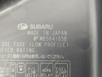 2021 Subaru Xv Fusebox Fuse Box Panel Relay Module P/N:MB504105B Fits OEM Used Auto Parts - Oemusedautoparts1.com