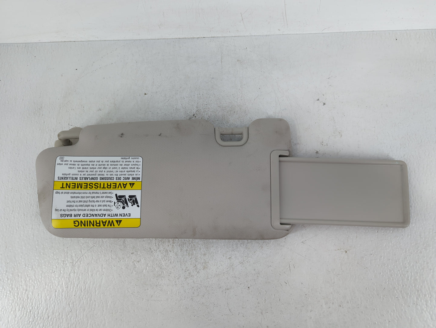 2021 Subaru Xv Sun Visor Shade Replacement Passenger Right Mirror Fits Fits 2022 OEM Used Auto Parts - Oemusedautoparts1.com