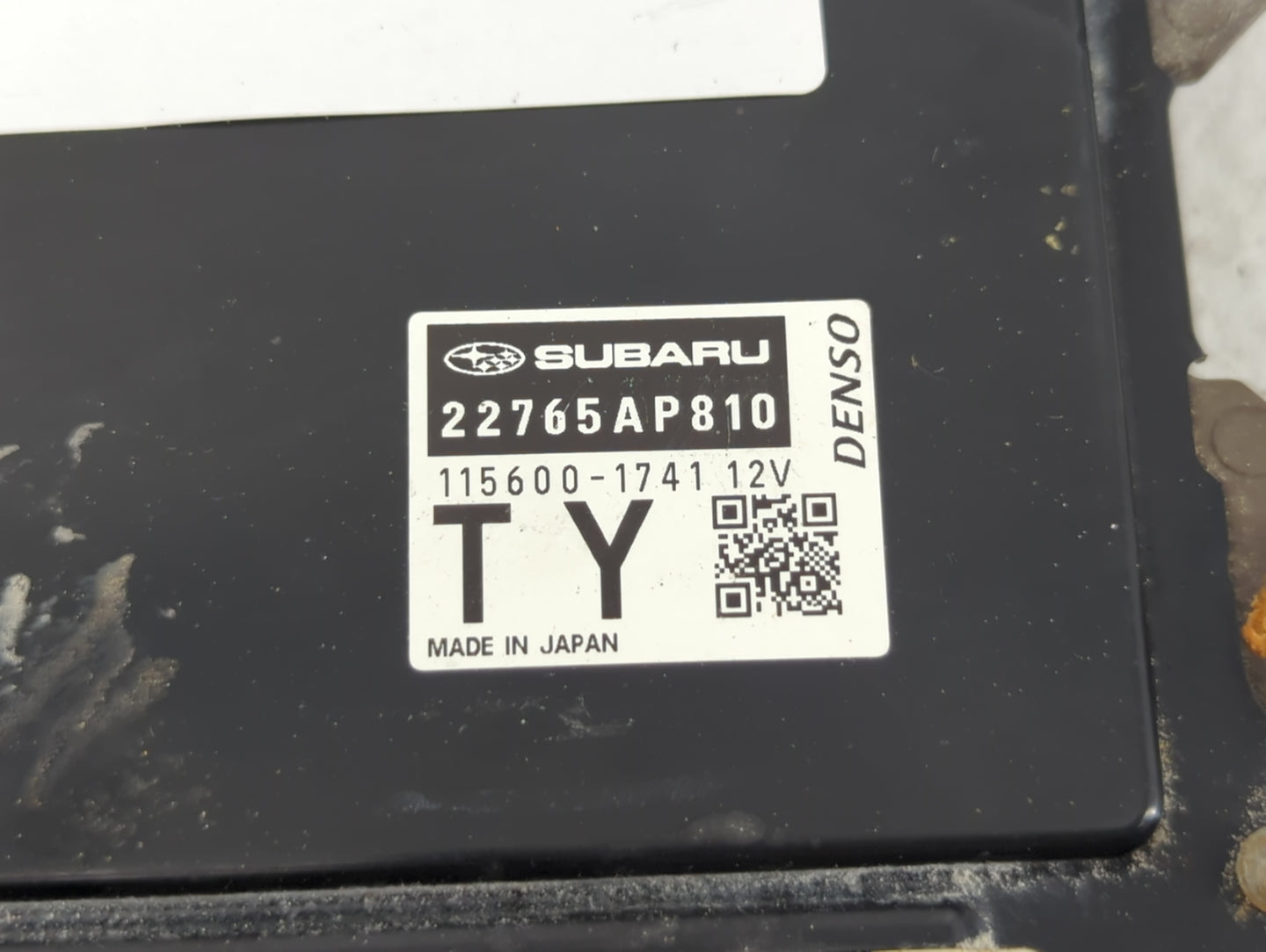 2021 Subaru Xv PCM Engine Control Computer ECU ECM PCU OEM P/N:22765AP810 Fits OEM Used Auto Parts - Oemusedautoparts1.com