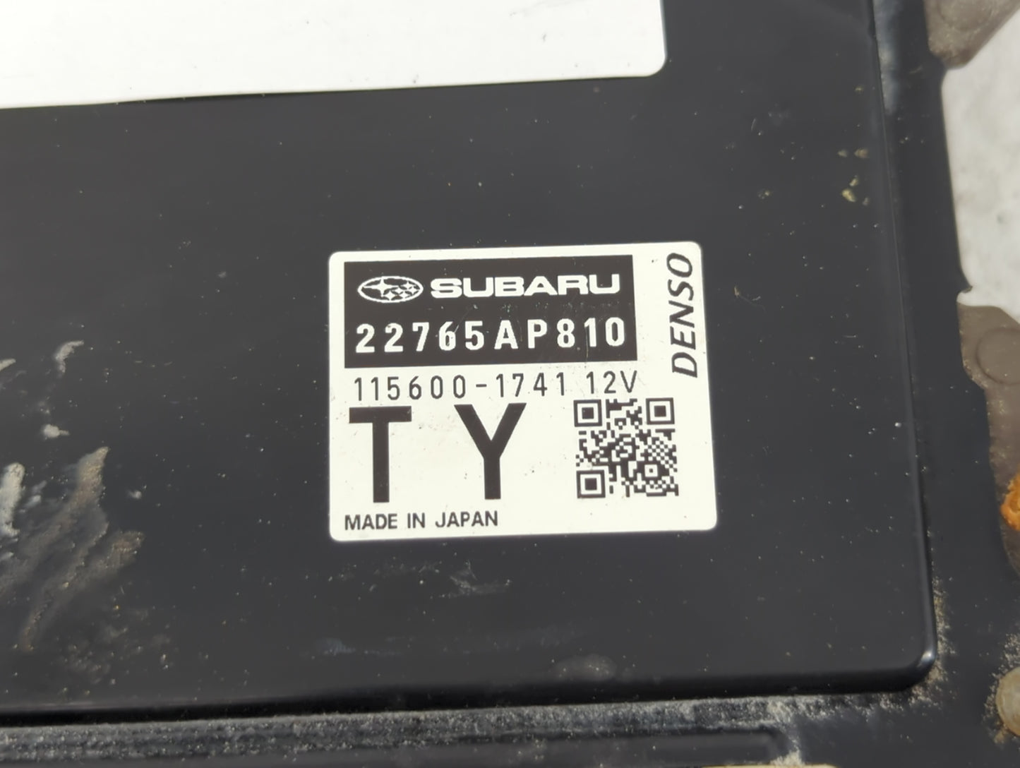 2021 Subaru Xv PCM Engine Control Computer ECU ECM PCU OEM P/N:22765AP810 Fits OEM Used Auto Parts - Oemusedautoparts1.com