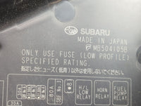2021 Subaru Xv Fusebox Fuse Box Panel Relay Module P/N:MB504105B Fits OEM Used Auto Parts - Oemusedautoparts1.com