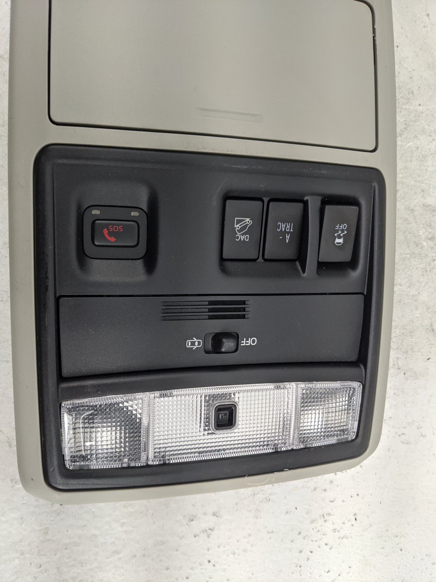 2014-2022 Toyota 4runner Overhead Console W/rear Climate Control - Oemusedautoparts1.com