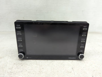 2020-2022 Toyota C-Hr Radio AM FM Cd Player Receiver Replacement P/N:86140-10100 Fits Fits 2020 2021 2022 OEM Used Auto Part